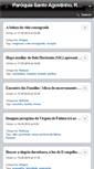 Mobile Screenshot of paroquiasantoagostinhorj.com.br